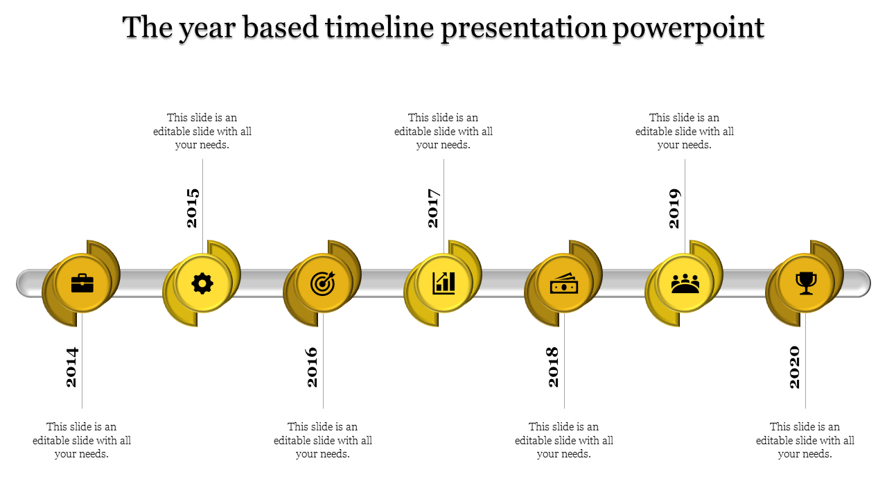 Simple and Stunning Timeline Presentation Template